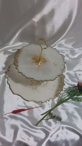 แม่พิมพ์ซิลิโคนทรงกลม3ชั้นแบบทำด้วยมือถาดชาผลไม้ถาดชาและโต๊ะอีพ็อกซี่เรซิ่น - Product Image 2