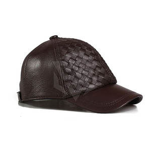 Chapeaux en cuir pour hommes, nouveau design 2025, ajustables, quatre saisons, haute qualité, couleurs personnalisées, tissu imperméable pour un usage quotidien - Product Image 4