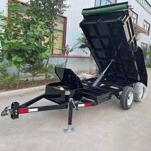 High Quality 5 Ton Farm Tipping <b>Trailer</b> with Two <b>Wheels</b> Featuring Core Gear Component Available for Sale - Product Image 6