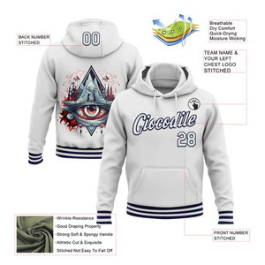 Sweats à capuche de sublimation de football fabriqués en usine pour les vêtements de sport Sweats à capuche de sublimation de football 100% sweat à capuche en coton pour hommes Oem - Product Image 2