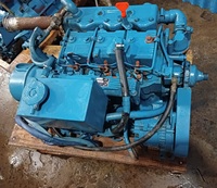 Moteur diesel marin hors-bord d'occasion Lister Petter LPW3 4 temps 3 cylindres pour canot de sauvetage