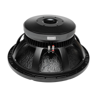 Haut-parleur pa 18 pouces, aimant 280, bobine mobile entrée et sortie 5 pouces, subwoofer de spectacle en direct