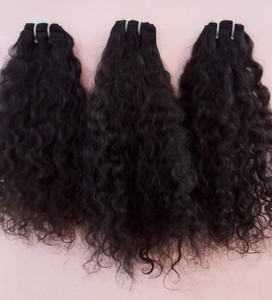 Extensiones de Cabello Humano Remy Indio Rizado, Doble Trama a Máquina, Negro Natural Marrón, 152.4-1016mm, Alta Calidad, Garantía de 2+ Años, 100g - Product Image 4