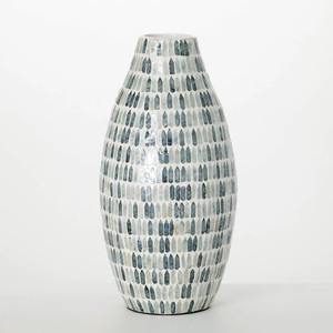 Stylish nacre shell <b>vase</b> outstanding quality <b>mosaic</b> capiz pearl inlay <b>vases</b> for room ornaments - Product Image 6