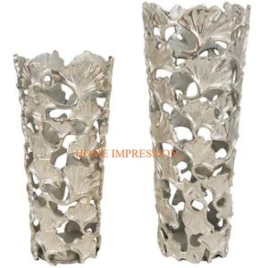 Ensemble de Vases à Fleurs de Décoration de Table en Aluminium Poli et Or Meilleure Qualité Supérieure Fantaisie Nouveau Style Vases de Taille Différente - Product Image 6