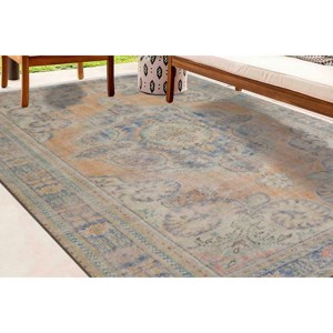 Tapis moutarde, Tapis imprimé, Tapis de décoration de bureau, Petit tapis, Tapis doux, Tapis doux non tissé - Product Image 2