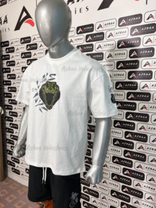 เสื้อยืดพิมพ์ลายกราฟิกแนวสตรีทไซส์ใหญ่พิเศษสำหรับผู้ชายเสื้อยืดผ้าฝ้าย100% โอเวอร์ไซส์ออกแบบได้ตามต้องการเสื้อยืดครอปบ็อกซี่ - Product Image 6