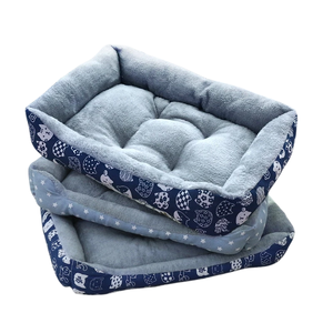 Modern Animal Print Soft Dog & <b>Cat</b> Nest Pet <b>Mat</b> Four Seasons Use Cotton & Polyester Vietnam Origin - Product Image 1