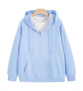 Pull personnalisé en gros sweat à capuche en coton lourd logo hommes broderie 260Gsm épais vierge unisexe français éponge sweats à capuche surdimensionnés - Product Image 3