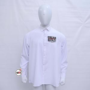 Chemise décontractée à manches longues de luxe pour hommes avec double sérigraphie vêtements en coton Offre Spéciale avec logo avant dos chemises fabriquées en usine - Product Image 1