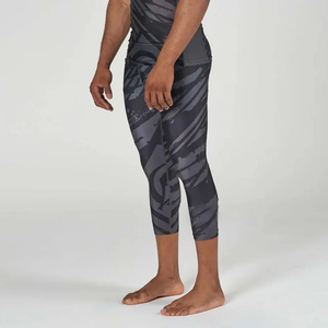 Hombres Color sólido Ropa activa Secado rápido Polainas Medias Pantalones Elásticos Deportes MMA BJJ Hombres Polainas Ropa de artes marciales - Product Image 2