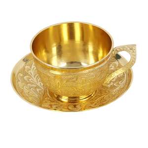 Vasos de Latón al por Mayor, Recipientes para Beber de Latón Pulido de Primera Calidad, Ideales para el Hogar, Hoteles, Cafeterías, Templos y Servicios de Catering para Eventos, Precio de Exportación - Product Image 3