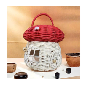 Bandejas tejidas de ratán elegantes para servir y exhibir decoraciones para el hogar con textura natural Pedidos a granel aceptados - Product Image 1