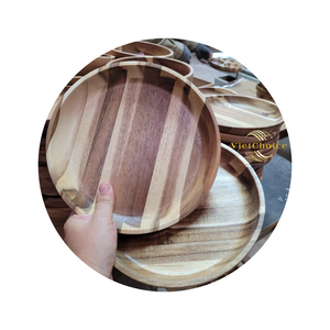 VietChoice Viet Nam Bol en bois d'acacia écologique jetable fait à la main Produit de fête durable personnalisable Prix choquant! - Product Image 2