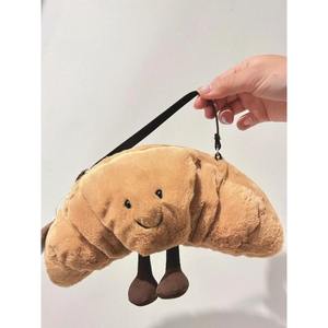 Hot-Selling Jelly Cat Crossbody <b>Bag</b> High Quality Cotton Plush Purses Cute West Highland Croissant Backpack Perfect Birthday <b>Gift</b> - Product Image 3