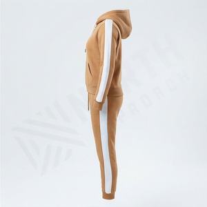 Conjunto Deportivo para Mujer al por Mayor, Sudadera con Capucha y Cremallera, Pantalones Deportivos, Dos Piezas, Ropa Deportiva para Gimnasio y Fitness - Product Image 3