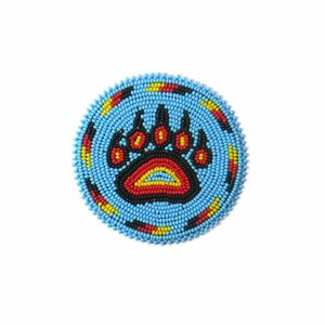 Handmade Embroidery Beaded Coasters <b>Seed</b> Bead Decor Embroidered Drink <b>Mats</b> Boho Home Accessories Unique Tableware - Product Image 3