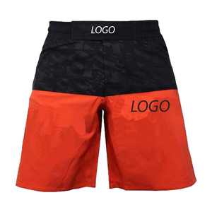 ผู้ผลิตโดยตรงของกางเกง MMA คุณภาพพรีเมียมสำหรับขายออนไลน์ เสื้อผ้าศิลปะการต่อสู้ที่ระบายอากาศได้ดี พร้อมโลโก้ด้านหน้าสำหรับการต่อสู้ - Product Image 1