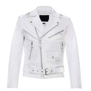 Recién llegado, chaqueta de cuero de alta calidad para hombre, chaqueta de moto para hombre, MOQ bajo, chaqueta de moto para hombre a la venta - Product Image 1