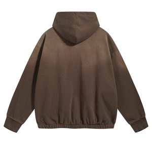 Sudadera con Capucha de Estilo Lavado Ácido de Peso Pesado |   Tinte Vintage con Efecto Desgastado por el Sol |   Hecho a Medida 2026 |   Venta al por Mayor de Estilo Popular - Product Image 4