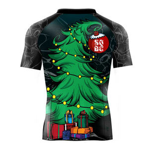 Jiu Jitsu Rash Guard, ropa deportiva negra de alta calidad, ropa de lucha y ropa de agarre para hombres - Product Image 6