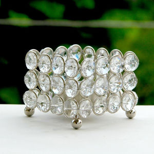 New Arrival Handmade Metal Crystal <b>Votive</b> <b>Candle</b> Holder Top Seller Perfect for Tabletop Decorations and Bulk Wholesale Orders - Product Image 3