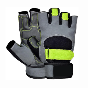 Gants d'entraînement respirants, gants d'exercice de gymnastique sans doigts d'haltérophilie avec dos ouvert incurvé, pour gants de dynamophilie - Product Image 1