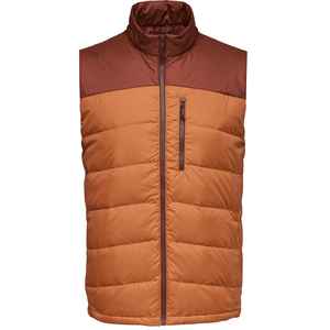 Abrigo acolchado con capucha sin mangas con cremallera informal para hombre, chaleco acolchado de invierno, chalecos acolchados para exteriores, moda con cremallera, cuello alto, lona - Product Image 3