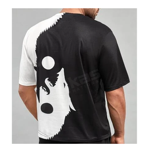 T-shirt surdimensionné 100% coton à impression personnalisée, impression par Sublimation de haute qualité - Product Image 6
