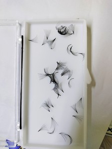 Nuevas Extensiones de Pestañas Coreanas de Fibra PBT Sintética, Volumen Completo, 12D/1000 Fans/Caja, 0.03mm, Pestañas Sueltas Hechas a Mano, Fáciles de Aplicar - Product Image 3