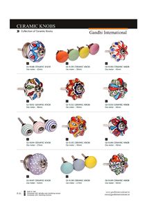 High Quality Vintage White Ceramic Drawer Knob New Designer Indian Exporter for Kitchen <b>Cupboard</b> Cabinets Dresser Bedroom Retro - Product Image 6