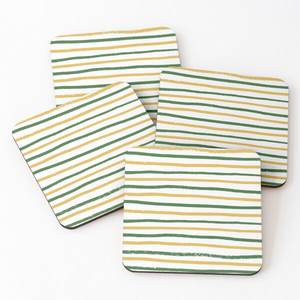 Custom Logo Handmade Durable Natural Mango Wood/Acacia Wood Over Printed Tea Serving <b>Coasters</b> 4 Pieces <b>Set</b> - Product Image 2