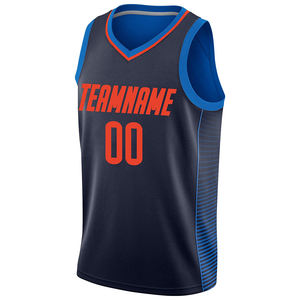 Camisetas y tops de baloncesto de poliéster de talla grande, camisetas de equipo impresas por sublimación personalizadas, ropa deportiva transpirable para hombres, venta al por mayor - Product Image 4