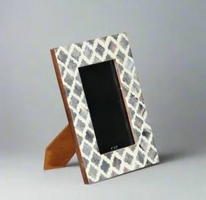 Wholesale Rustic Bone Square Photo <b>Frame</b> <b>4x6</b> 5x7 Acrylic Metal Hybrid Home Decor Wall Tabletop Display Bulk Sizes - Product Image 6