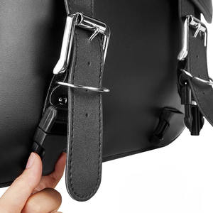 Sac de selle en cuir de moto imperméable de voyage chaud pochette à outils de moto sac en cuir de selle sac de selle de moto personnalisé - Product Image 3