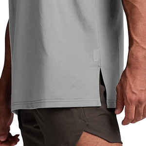 T-shirts en coton tricoté épais à col rond pour hommes, imprimés sur mesure, grandes tailles, manches courtes, haute qualité, respirants, écologiques, séchage rapide - Product Image 6