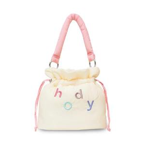 Women Fashion Mini <b>Bucket</b> Bag Drawstring Sling Handbag Premium Crinkle with Adjustable Strap - Product Image 1