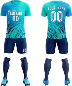 Uniforme de Fútbol Sublimado Personalizado, Conjunto Completo, Ropa Deportiva Atlética para Hombre, Kit de Entrenamiento - Product Image 3