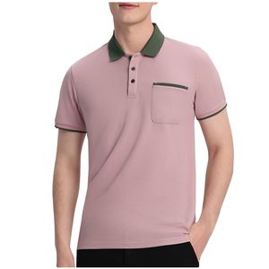 Collage Job Wear 100% Poliéster Polos en blanco para hombres Camisa pesada de gran tamaño Impresión Polo personalizado Ropa de clase alta - Product Image 1