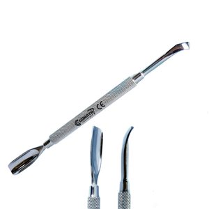 Goraya German Long Neck Combo Nail Cutticle Pusher Remover CE ISO Aprobado Venta caliente Herramienta de manicura con punta inclinada - Product Image 1