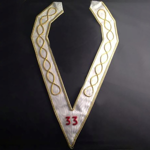 Collier Rite écossais 33e degré Colliers maçonniques personnalisés de haute qualité Meilleure vente Colliers maçonniques personnalisés - Product Image 3