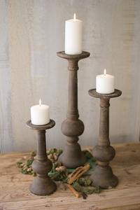 Porte-bougie de luxe en bois - Product Image 5