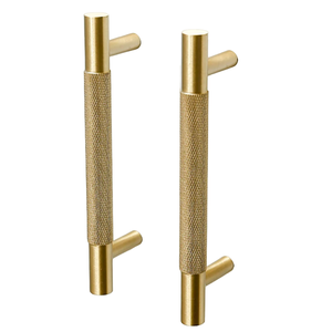 Nueva manija de puerta de Metal de latón de calidad superior Precio de venta alto Manija de puerta de latón Elegante para el uso de la puerta del restaurante del hotel en casa - Product Image 1