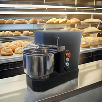 Mini Pétrin Spirale Commercial de 7 Litres pour la Fabrication de Pâtes à Pizza et à Pain, Capacité de 3 KG pour Boulangeries et Mélangeurs Alimentaires
