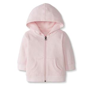 Venta al por mayor de alta calidad 100% de algodón orgánico niños sudaderas con capucha para bebés | Bordado de cremallera de manga larga transpirable personalizado con capucha - Product Image 3