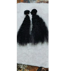 มัดผมทำจากผมมนุษย์ทำให้ผมนุ่มและเด้งได้ปลายหนาเต็มรูปแบบเคลื่อนไหวตามธรรมชาติ - Product Image 2