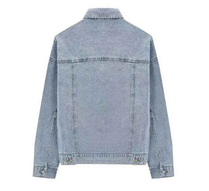 Chaqueta de Mezclilla para Hombre, 100% Algodón, Estilo Urbano, Alta Calidad, Personalizable, al por Mayor, Resistente al Viento, Transpirable, Ropa Casual para Invierno - Product Image 2