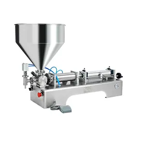 Máquina de enchimento pneumática de iogurte mel SS304