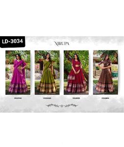 Collection Lehenga Choli des plus belles tenues traditionnelles indiennes de tissage Zari lourd avec prix de gros et meilleure qualité - Product Image 1