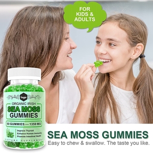 Capsules de mélange irlandais de <span class=keywords><strong>mousse</strong></span> de mer végétalienne sous marque privée, fabriquées aux États-Unis, pour soutenir l'immunité et favoriser la croissance des cheveux - Product Image 2